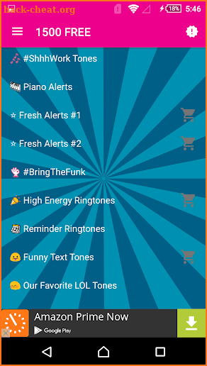 1500 Free Ringtones screenshot