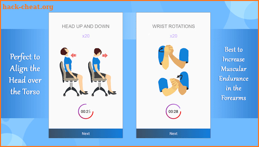 15min Office Workout – Workplace Fitness App screenshot