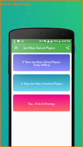17 Years Jee Main Solved Papers Offline screenshot