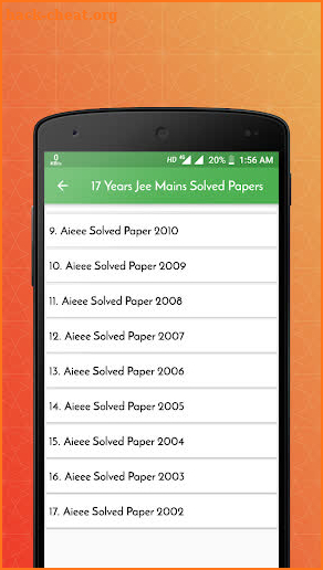 17 Years Jee Main Solved Papers Offline screenshot