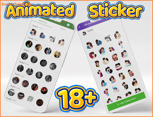 18+ Animated Stickers for WhatsApp screenshot