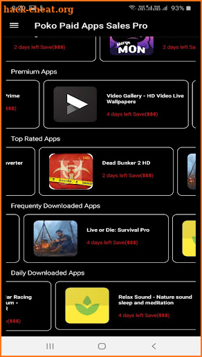 18+ paid apps sales pro app screenshot