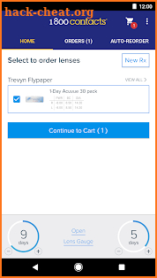 1800 Contacts - Lens Store screenshot