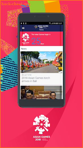 18th Asian Games 2018 Official App screenshot