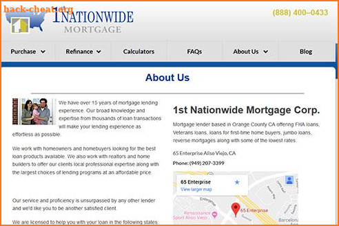 1st Nationwide Mortgage screenshot