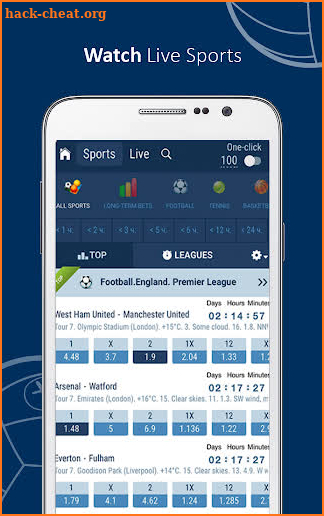 1x Sports betting Advice 1xBet screenshot