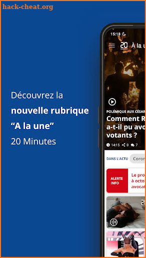 20 Minutes - Toute l'actualité screenshot