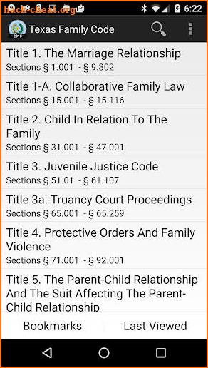 2016 TX Family Code screenshot