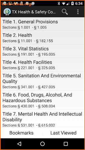 2016 TX Health & Safety Code screenshot