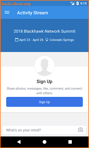 2018 Blackhawk Network Summit screenshot