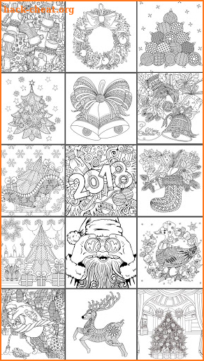 2018  Christmas Coloring Book screenshot