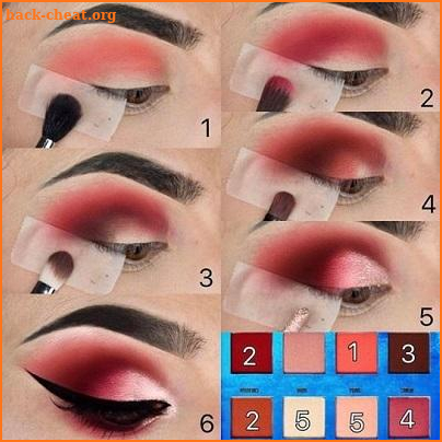 2018 Eye-Shadow Makeup steps screenshot