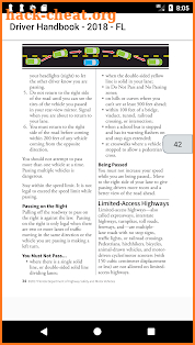 2018 FLORIDA DRIVER HANDBOOK DMV screenshot