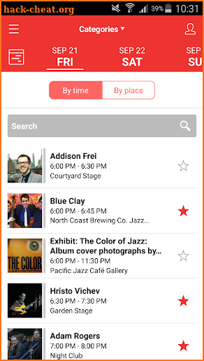 2018 Monterey Jazz Festival screenshot