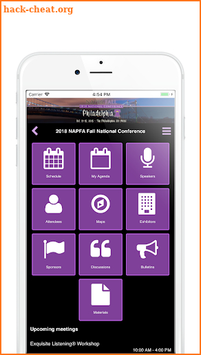 2018 NAPFA Fall National Conference screenshot