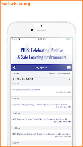 2018 PBIS Leadership Forum screenshot