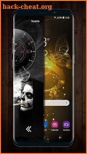 2018 Skull Lighter Lock Screen - Click to Unlock screenshot