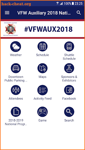 2018 VFW AUX Nat'l Convention screenshot