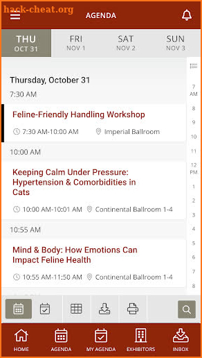 2019 AAFP Conference screenshot