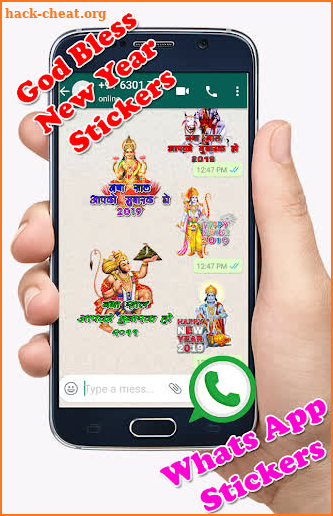 2019 God Blessing New Year Stickers screenshot