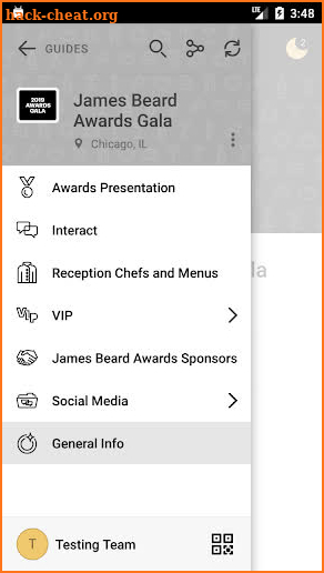 2019 James Beard Awards screenshot