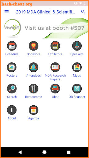 2019 MDA Conference App screenshot