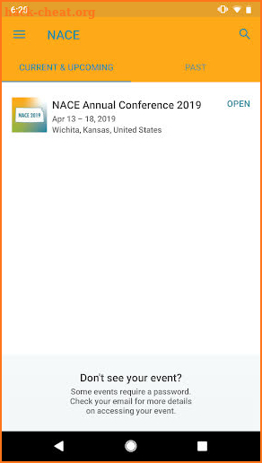 2019 NACE Annual Conference screenshot