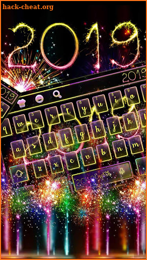 2019 New Year Fireworks Keyboard screenshot