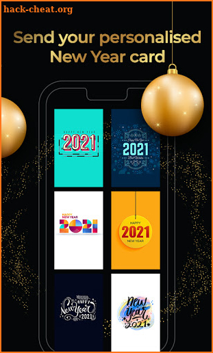 2021 New Year Greeting Cards screenshot