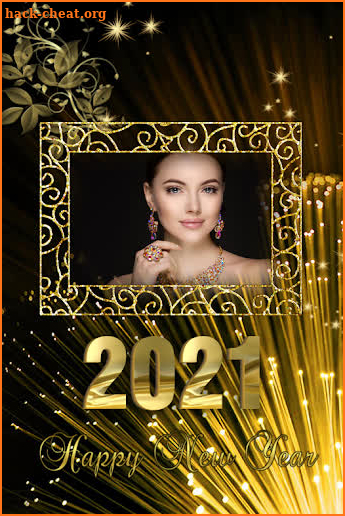 2021 New Year Photo Frame Greeting Wishes screenshot