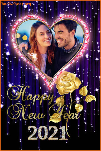 2021 New Year Photo Frame Greeting Wishes screenshot