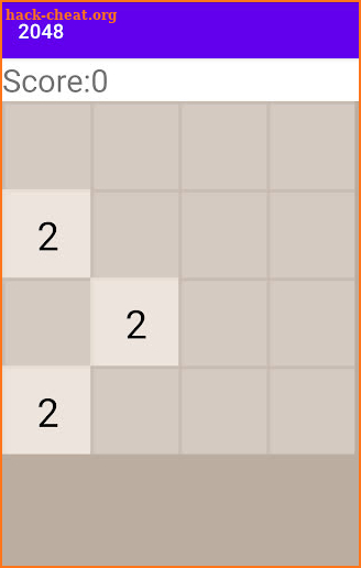 2048 screenshot