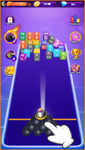 2048 Beyond - Chain Cube Merge screenshot