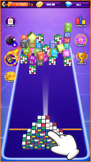 2048 Beyond - Chain Cube Merge screenshot