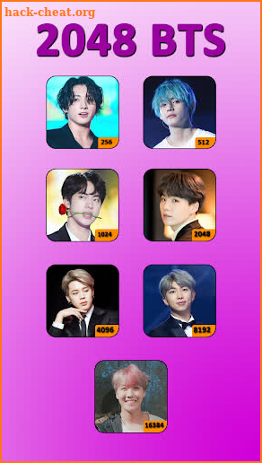 2048 BTS style screenshot