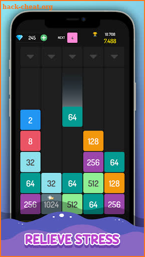 2048: Drop and Merge Number screenshot