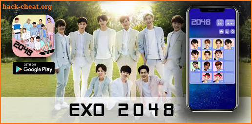 2048 EXO Muti Level Game - EXO Puzzle Game screenshot