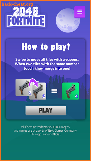 2048 Fortnite - Merge Weapons screenshot