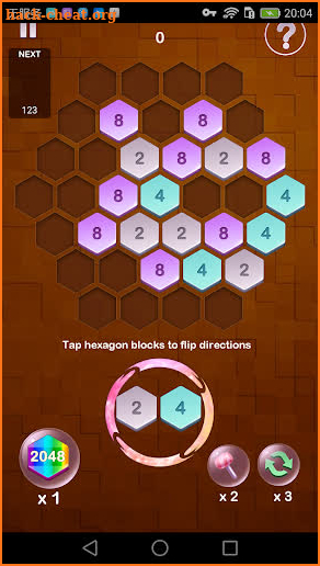 2048 Hex Clear screenshot