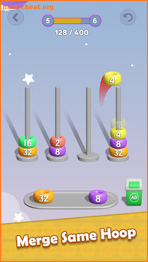 2048 Hoop Stack Merge screenshot