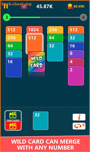 2048 Solitaire Card Game screenshot