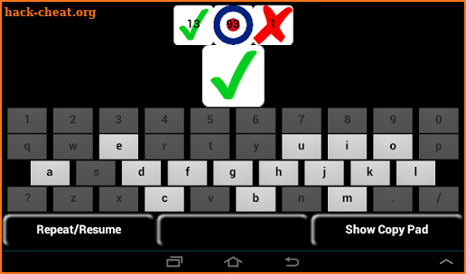 20WPM Amateur ham radio Koch CW Morse code trainer screenshot