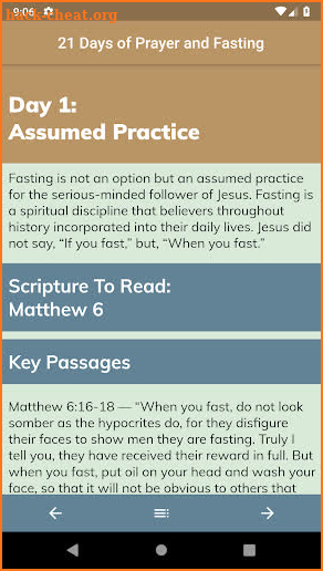 21 Days of Prayer and Fasting screenshot