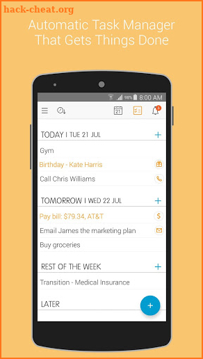 24me: To-Do, Task List & Notes screenshot