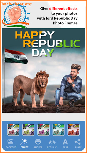 26 January Photo Editor – Republic Day screenshot