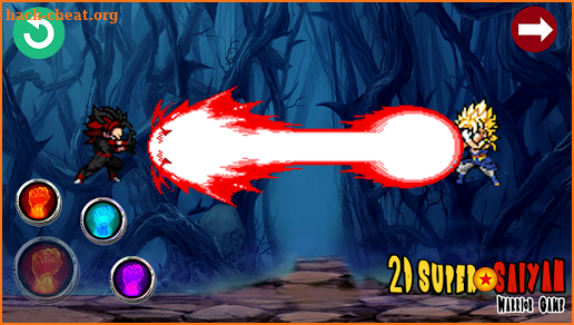 2D Saiyan Adventure - Warrior Game screenshot