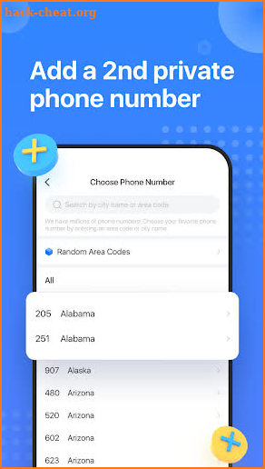 2ndphone-Private Calls & Texts screenshot