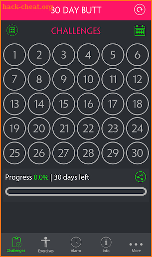 30 Day Butt Lift Challenge screenshot