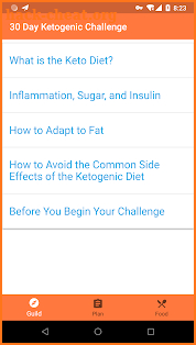 30 Day Ketogenic Challenge screenshot