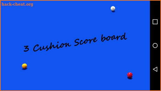 3Cushion billiards Scoreboard screenshot